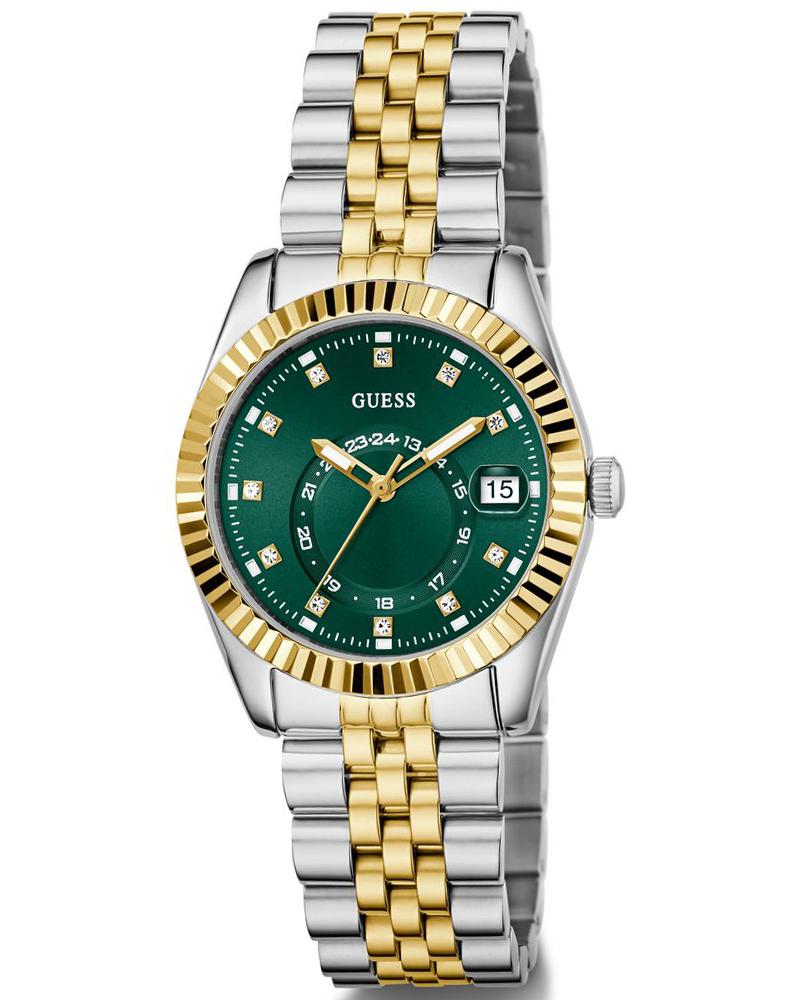 Guess Women Jada Round Green Watch