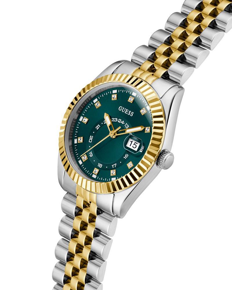 Guess Women Jada Round Green Watch