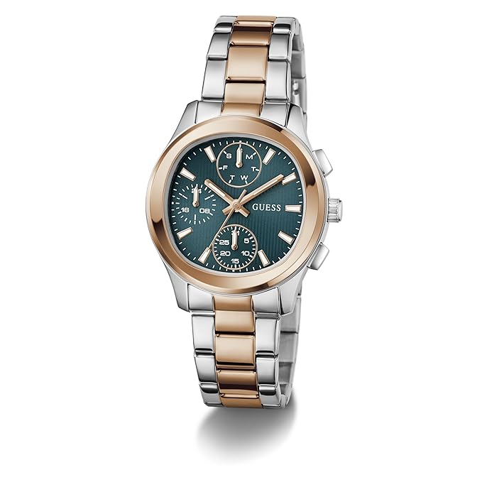 GUESS Square 36mm Teal Dial Analog Women Watch