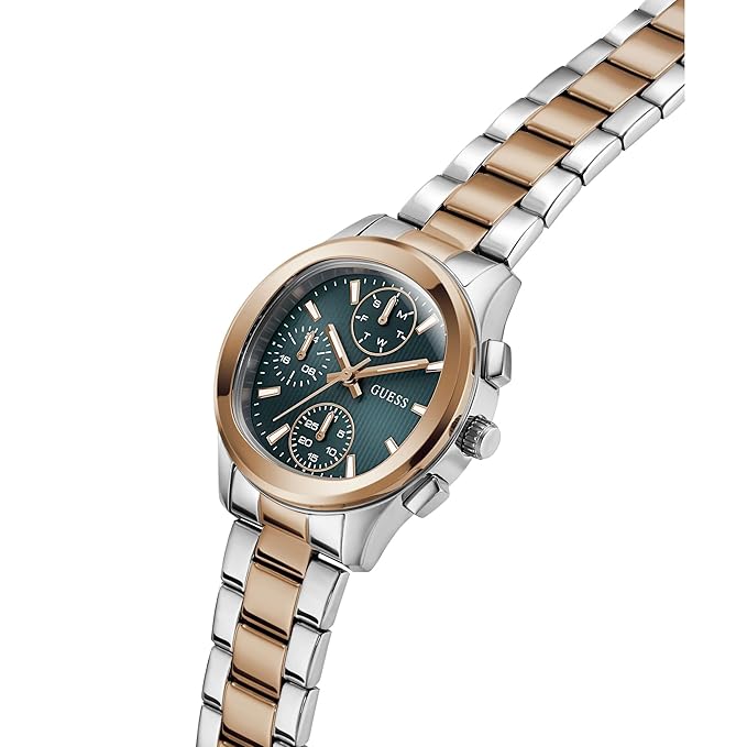 GUESS Square 36mm Teal Dial Analog Women Watch