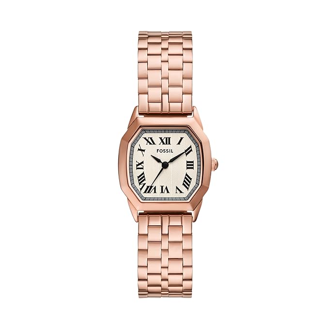 Fossil Women's Harlow Pink Quartz Analog Stainless Steel Watch