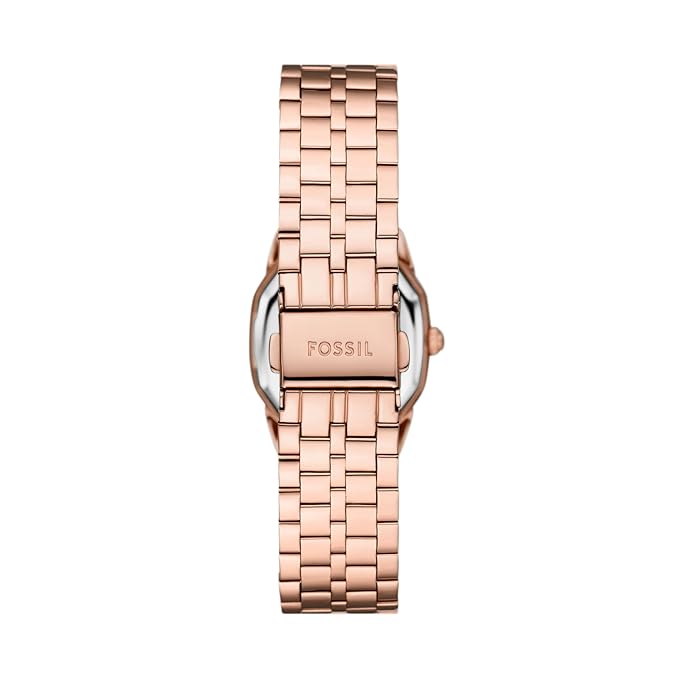 Fossil Women's Harlow Pink Quartz Analog Stainless Steel Watch