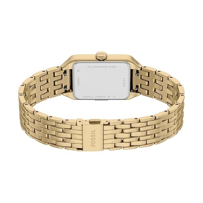 Fossil Raquel Gold Quartz Stainless Steel Watch