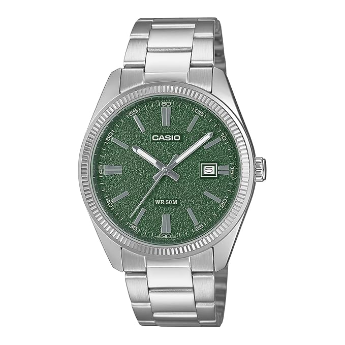 Casio Enticer Men MTP-1302DA-3AVDF Analog Green Dial Men