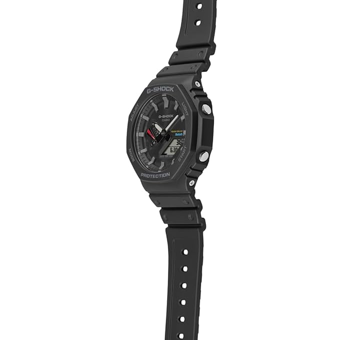 Casio G-Shock GA-B2100-1ADR Black Analog-Digital Dial Black Resin Strap Men's Watch Tough Solar Bluetooth
