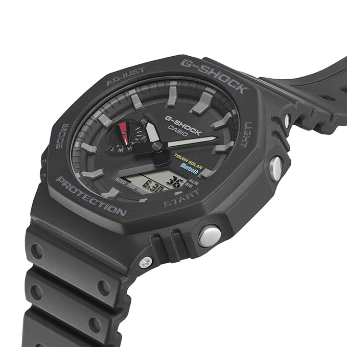 Casio G-Shock GA-B2100-1ADR Black Analog-Digital Dial Black Resin Strap Men's Watch Tough Solar Bluetooth