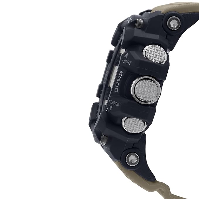 Casio G-Shock GG-1000-1A5DR Black Analog-Digital Dial Brown Resin Strap Men's Watch Mud Resistant Shock Resistant