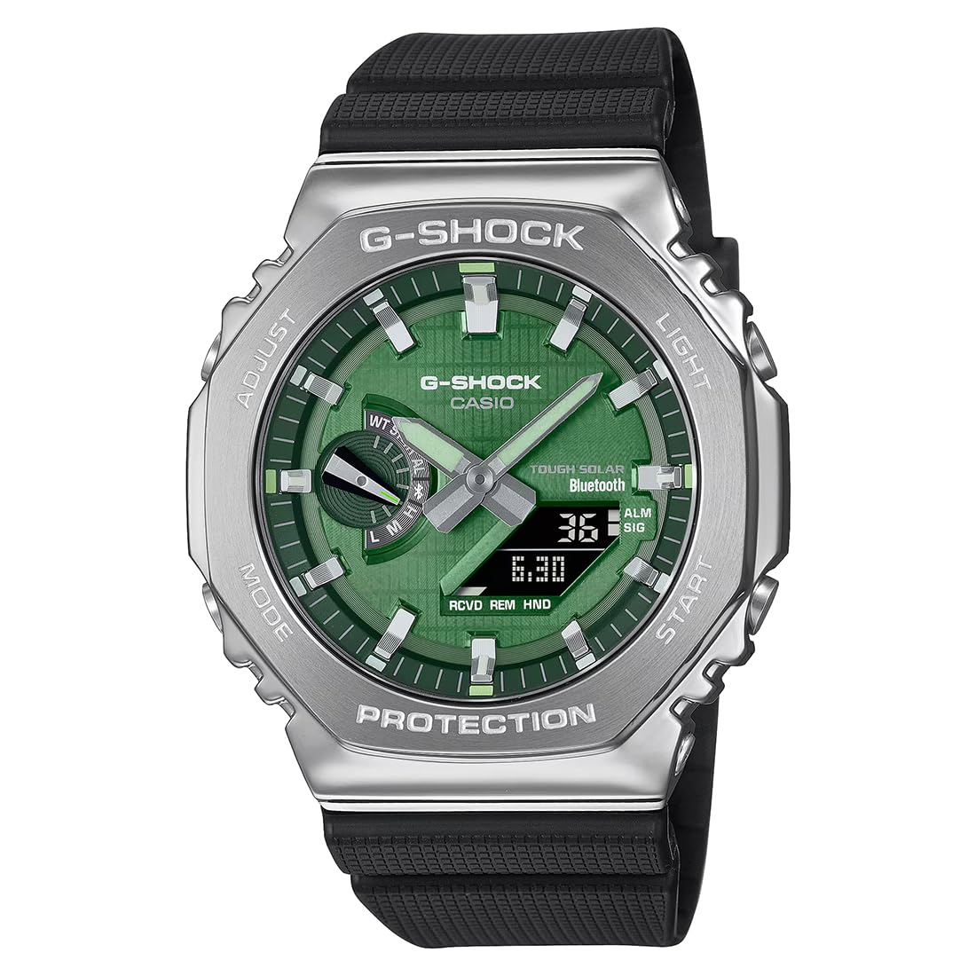 Casio G-Shock GBM-2100A-1A3DR Bluetooth Analog-Digital Green Dial Men