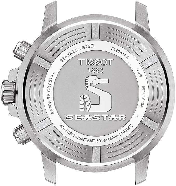 Tissot Chronograph Silver Strap Men's Wrist Watch