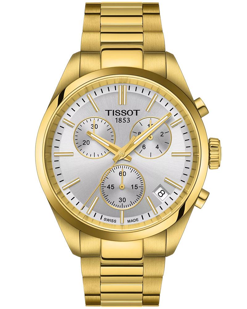 Tissot Men Tissot pr 100 Round Silver Watches