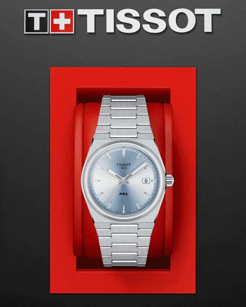 Tissot Women PRX Blue Analog Watch