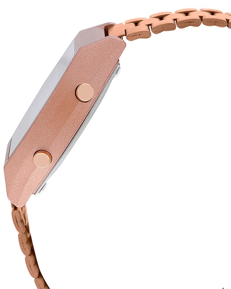 Casio Unisex Vintage Rectangular Rose Gold Watch
