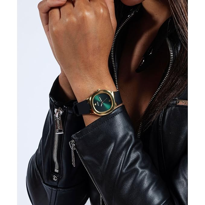 GUESS EVE Analog Watch for Women with Square Dial & Water Resistant Women's Wrist Watches