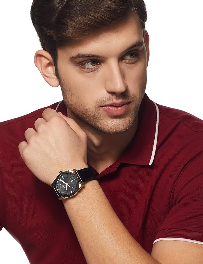 Fossil Analog Black Dial Men's Watch