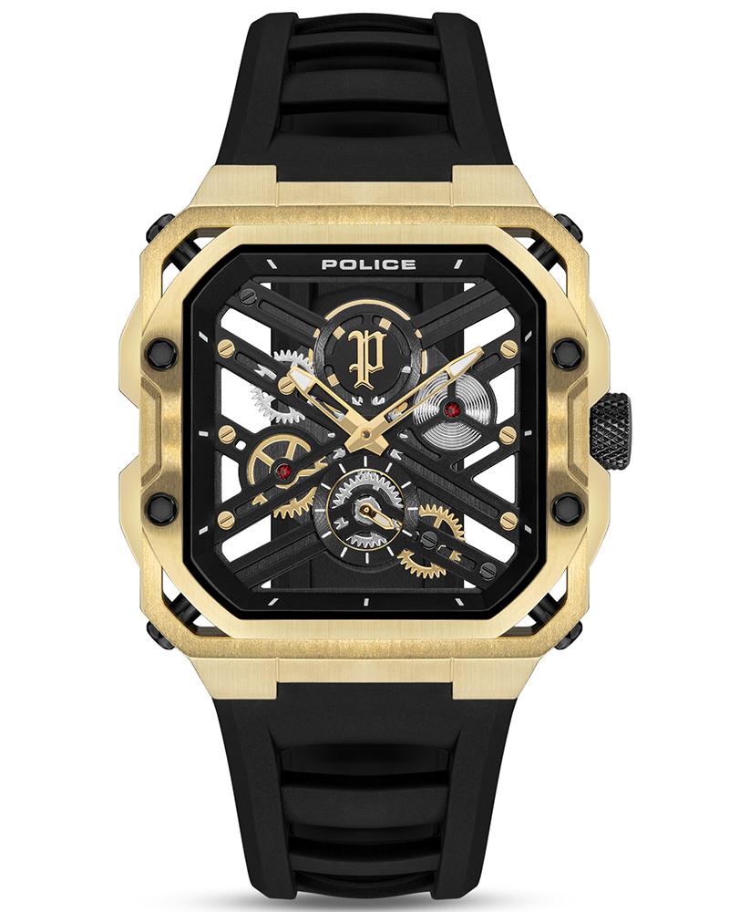 Police Men Black Analog Watch