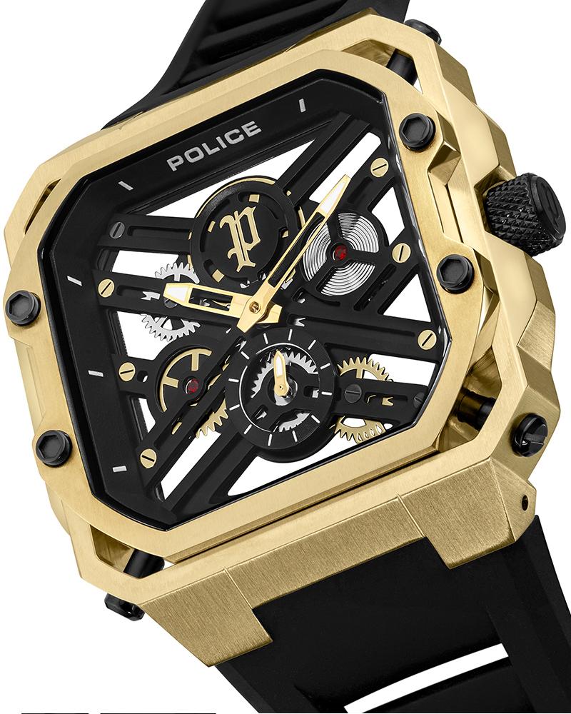 Police Men Black Analog Watch
