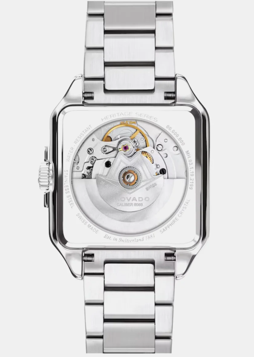 Heritage 1917 Men Automatic Grey Dial Analog Stainless Steel Watch