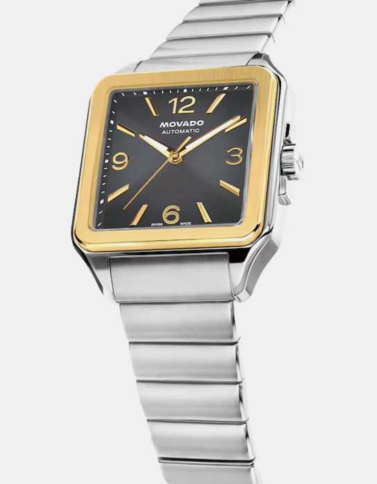 Heritage 1917 Men Automatic Grey Dial Analog Stainless Steel Watch