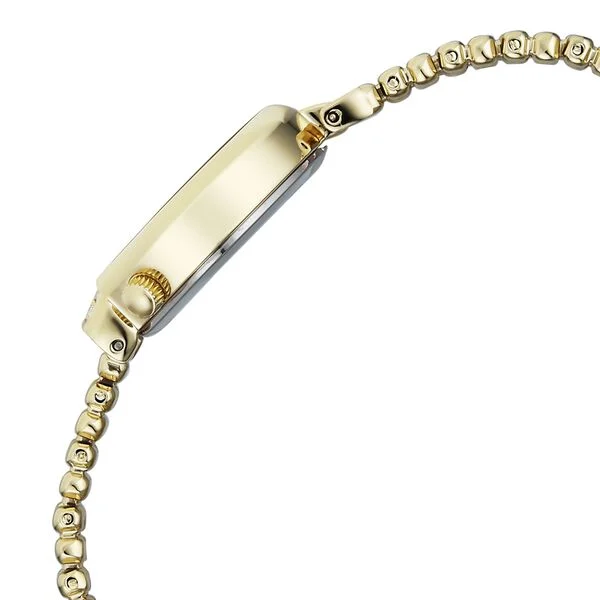 Titan Raga Spotlight Quartz Analog White Dial Golden Metal Strap Watch For Women