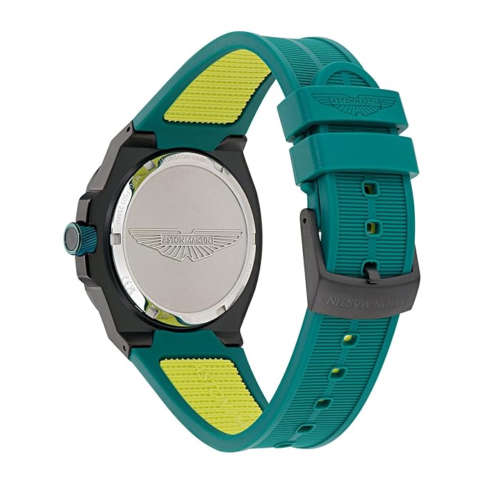Aston Martin Lagunda Square 40mm Green Dial Analog Men Watch
