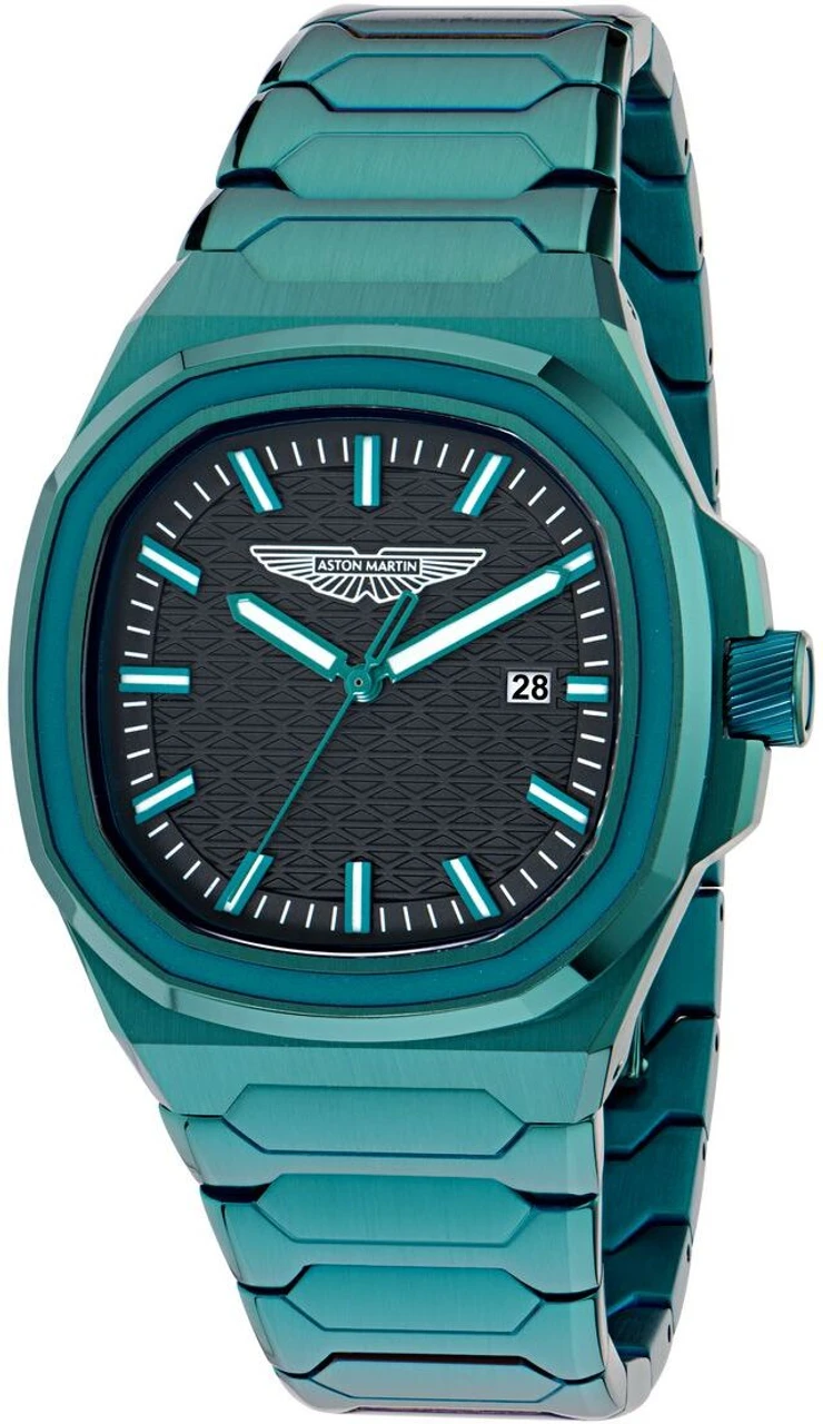 Aston Martin Square 42mm Black Analog Watch  - For Men
