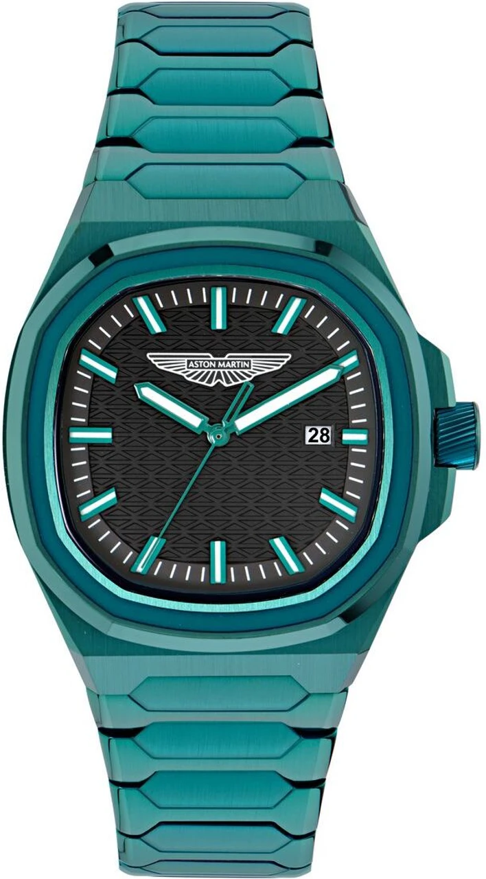 Aston Martin Square 42mm Black Analog Watch  - For Men