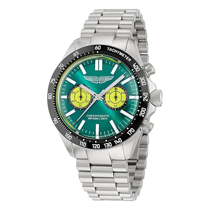 Aston Martin Lagunda Round 44mm Green Dial Analog Men Watch