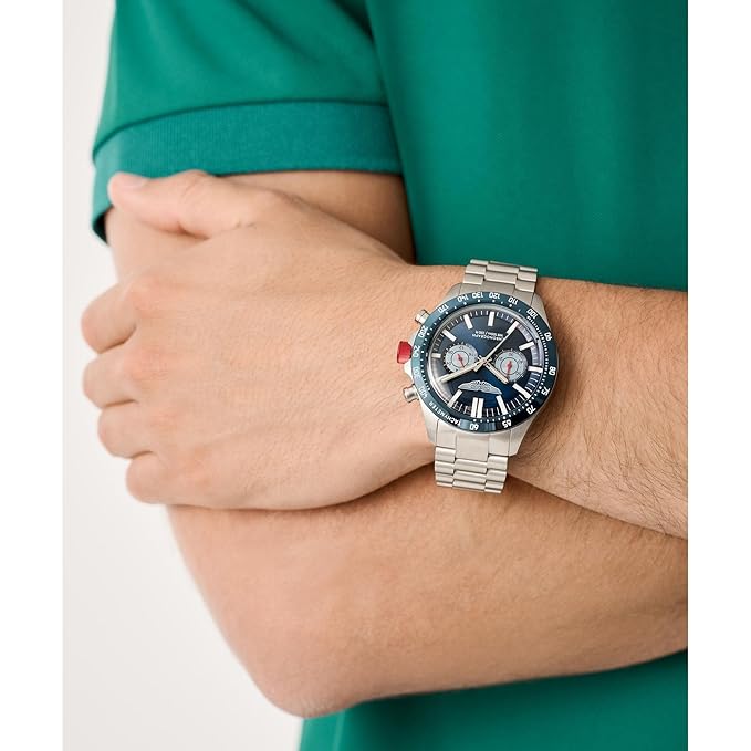 Aston Martin Lagunda Round 44mm Blue Dial Analog Men Watch