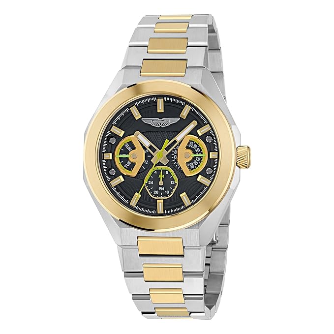 Aston Martin Lagunda Octogonal 42mm Black Dial Analog Men Watch