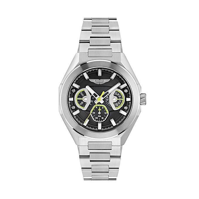 Aston Martin Lagunda Octogonal 42mm Black Dial Analog Men Watch