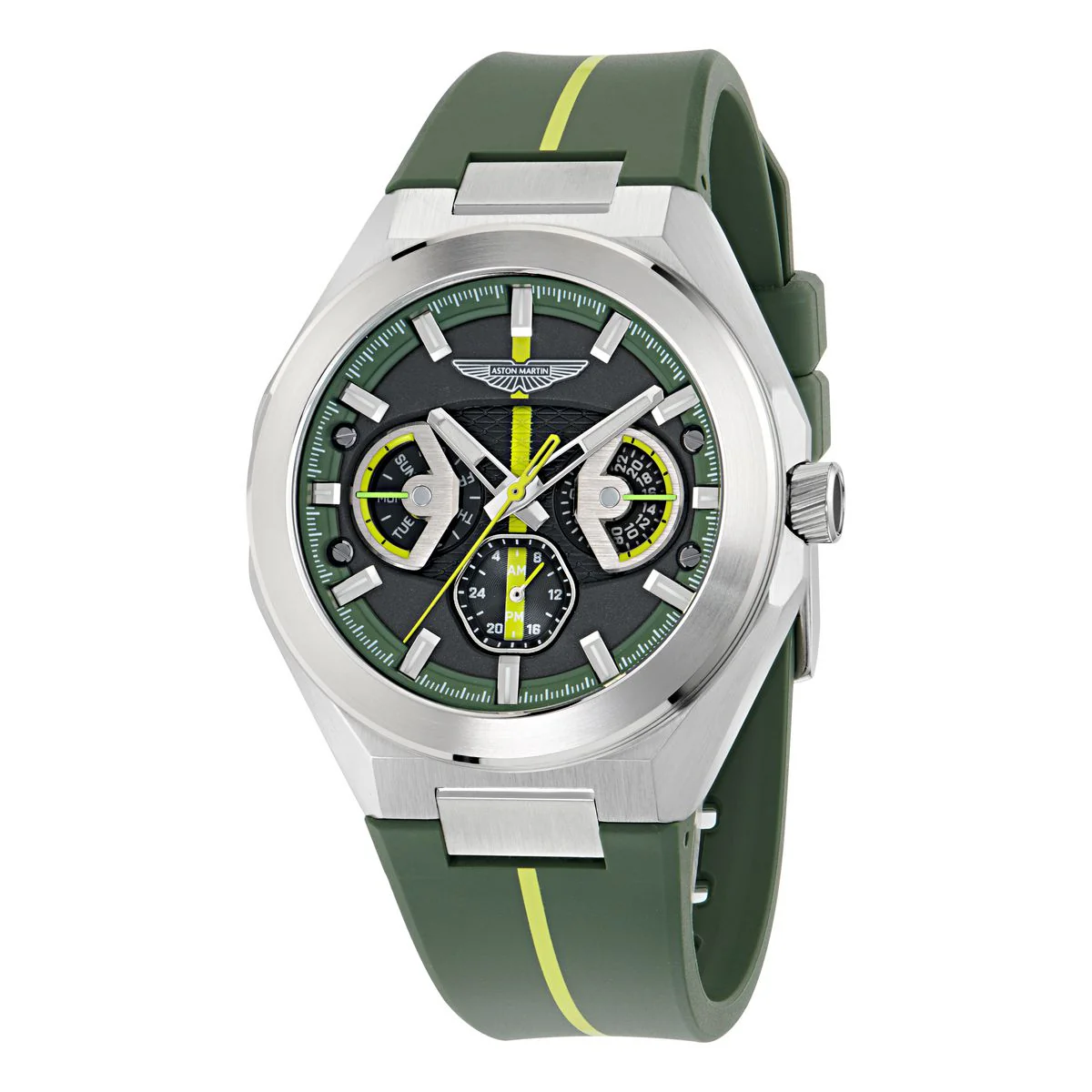 Aston Martin Round 42mm Green Dial Analog Men Watch