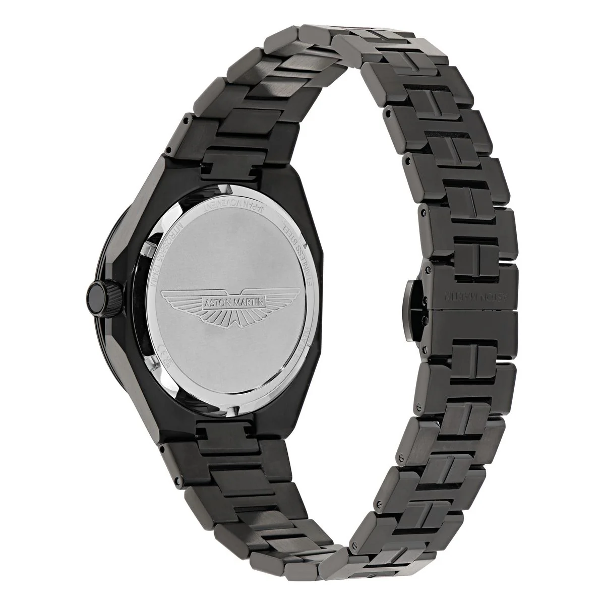 Aston Martin Round 42mm Black Dial Analog Men Watch