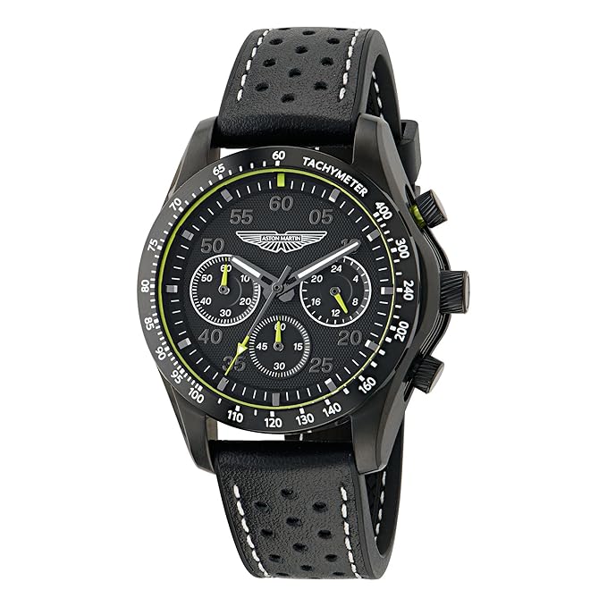 Aston Martin Lagunda Round 42mm Black Dial Analog Men Watch