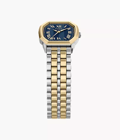 Harlow Three-Hand Two-Tone Stainless Steel Watch