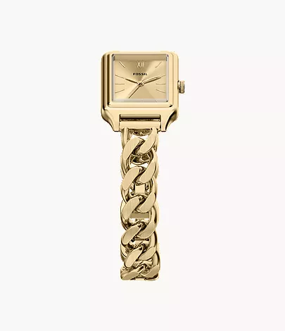 Raquel Three-Hand Gold-Tone Stainless Steel Watch