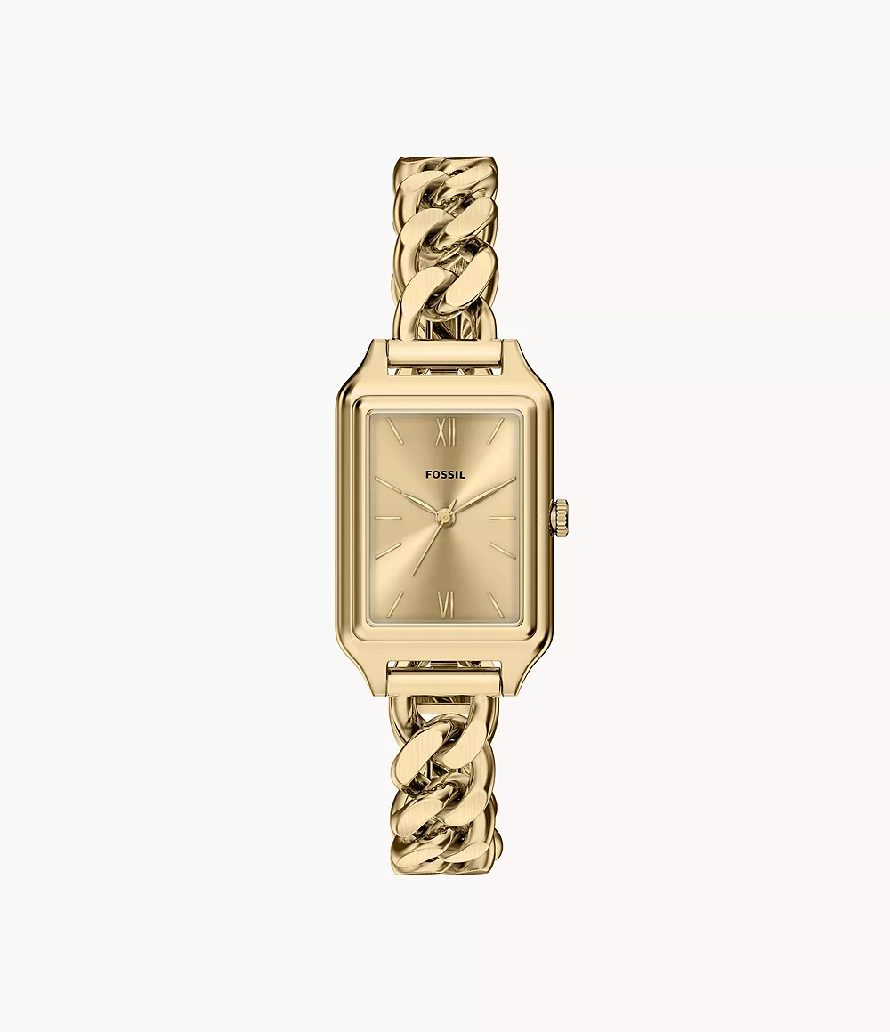 Raquel Three-Hand Gold-Tone Stainless Steel Watch