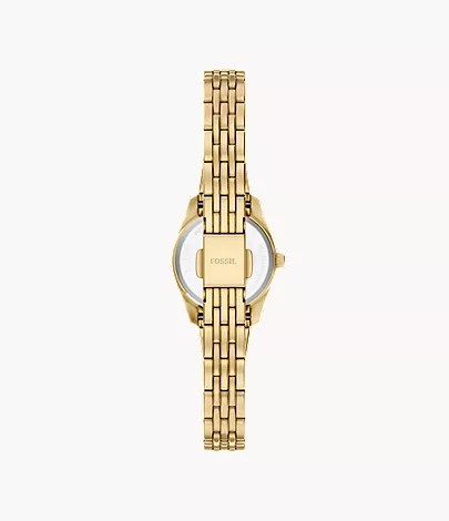 Scarlette Mini Three-Hand Gold-Tone Stainless Steel Watch