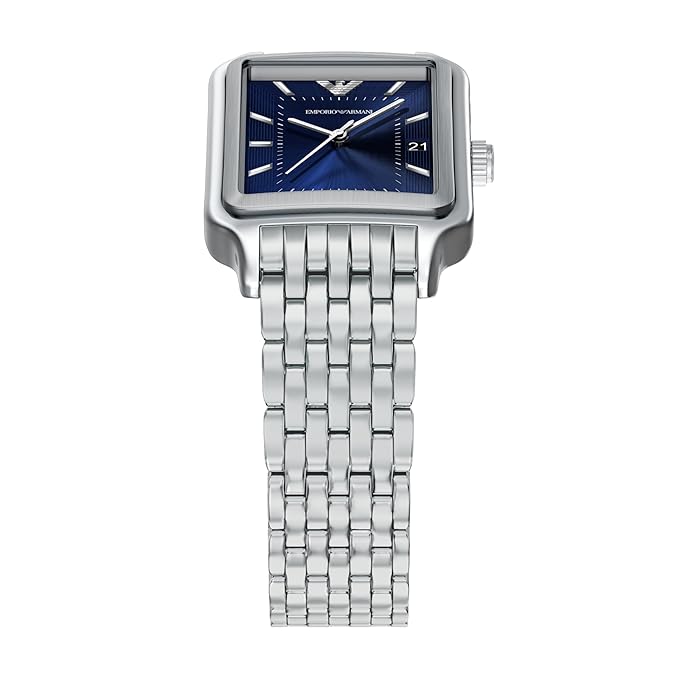 Emporio Armani Silver Quartz Stainless Steel Watch
