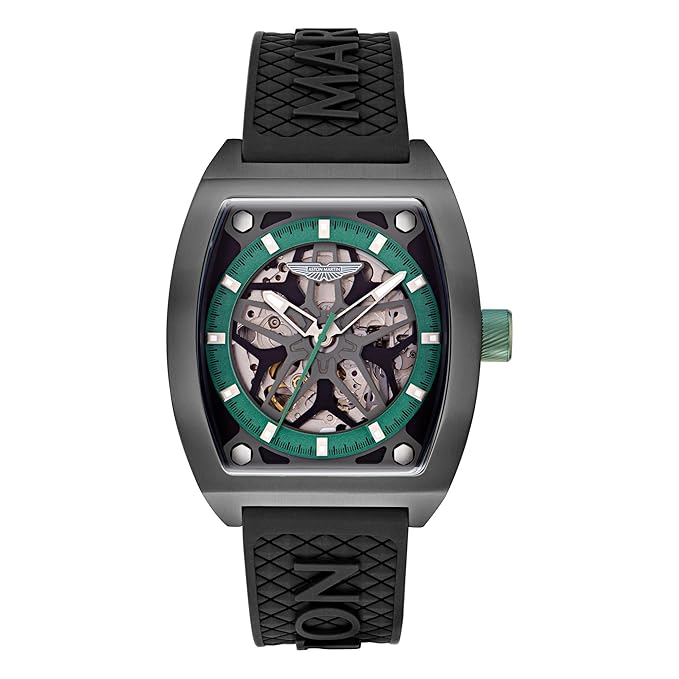 Aston Martin Lagunda Tonneau 41mm Green Dial Mechanical Automatic Men Watch