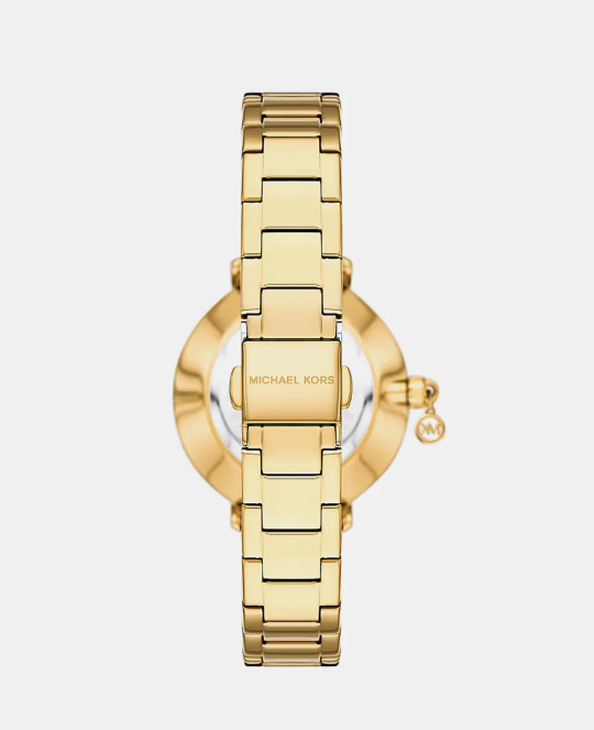 Michael Kors Mini Pyper Pave Women Quartz Black Dial Analog Stainless Steel Watch
