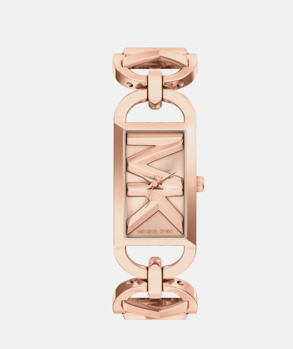 Mk Empire Women Quartz Rose Gold Dial Analog Stainless Steel Watch