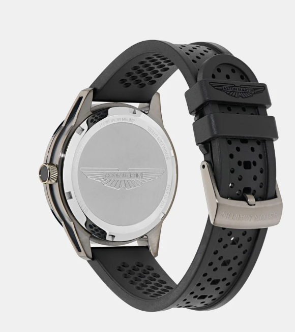 Men Quartz Gray Dial Analog Silicone Watch