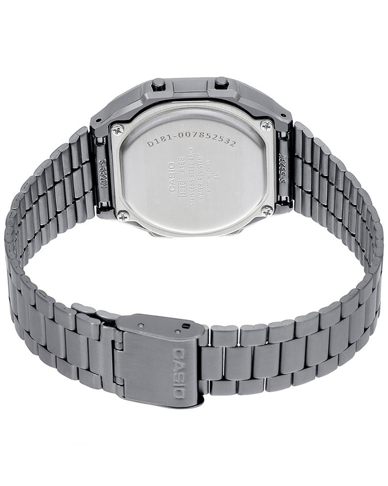 Casio Unisex Vintage Square Black Watches