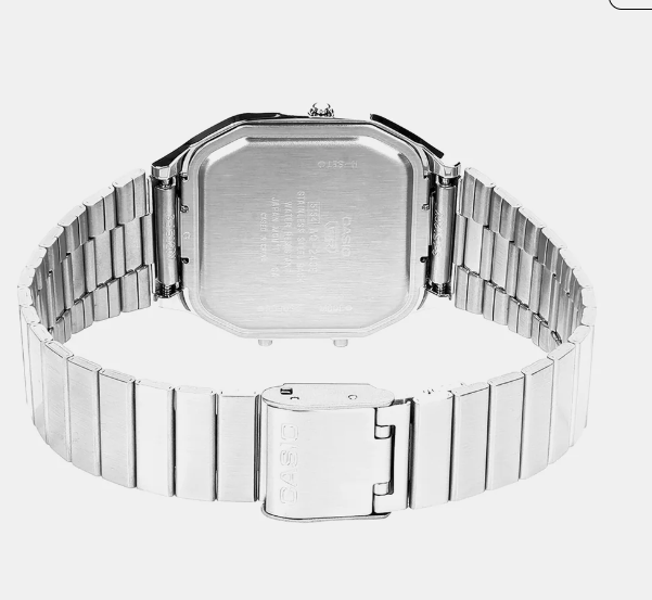 Classics Men Quartz Blue Dial Analog-Digital Stainless Steel Watch