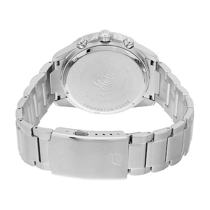Casio Edifice EFR-526D-2AVUDF Analog Blue Dial Men Watch Silver Stainless Steel Strap