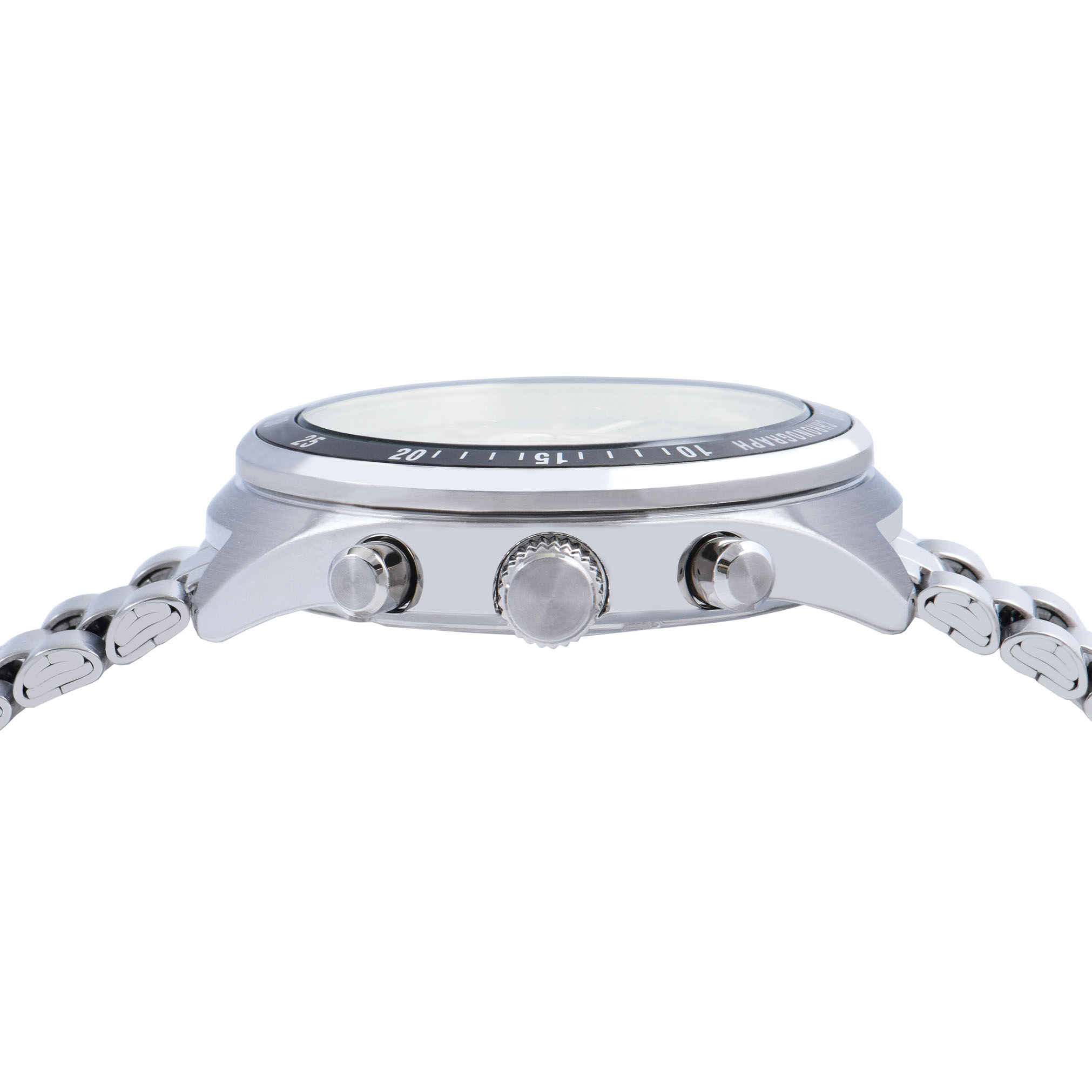 Alba Men's Active Quartz Silver Patterned Dial