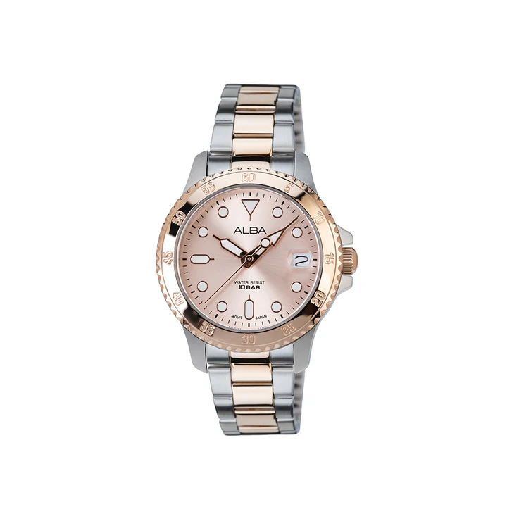 Light Pink Dial & Bezel Watch