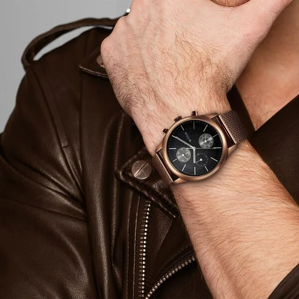 Titan Neo Splash Black Dial Quartz Analog with Date Stainless Steel Strap watch for Men