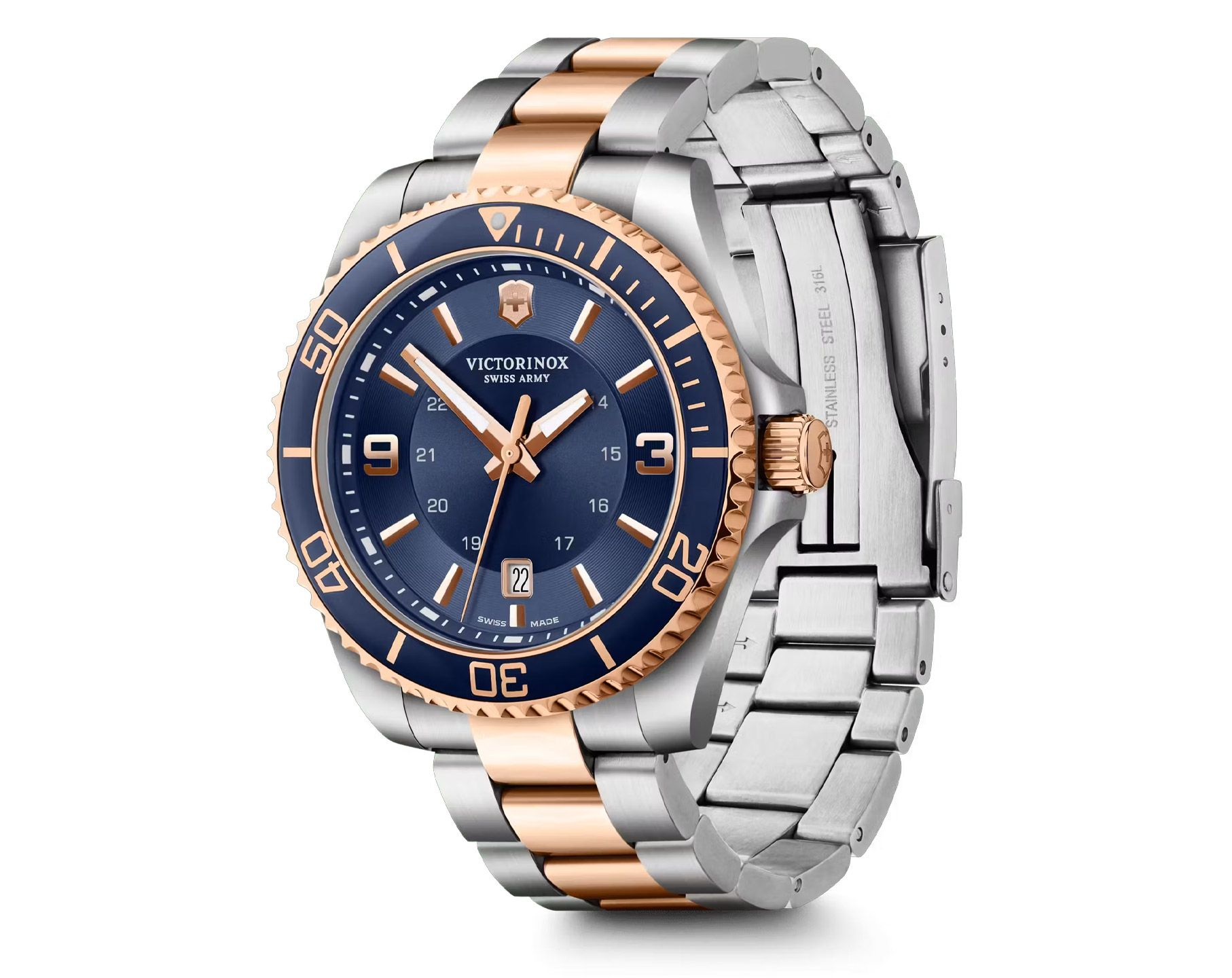 Victorinox Men Maverick Large Analog Watch In Blue
