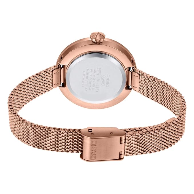 Casio Enticer Analog Rose Gold Dial Women's Watch